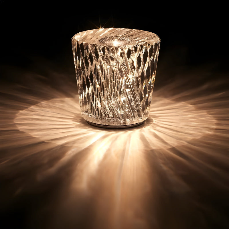 Luxury Rechargeable Diamond Crystal Table Lamp - Lumière Diamond-Becrux-State of Style
