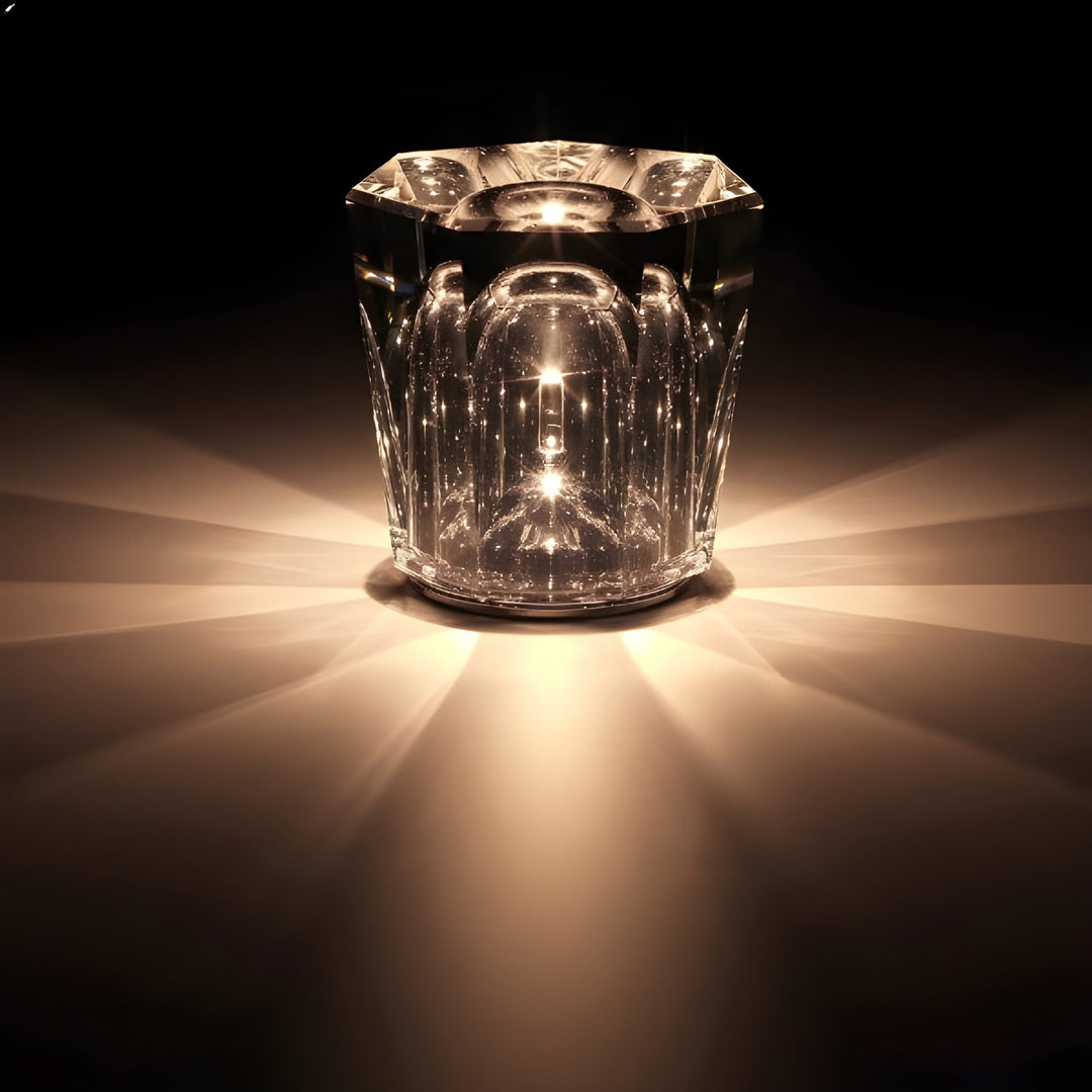Luxury Rechargeable Diamond Crystal Table Lamp - Lumière Diamond-Decrux-State of Style
