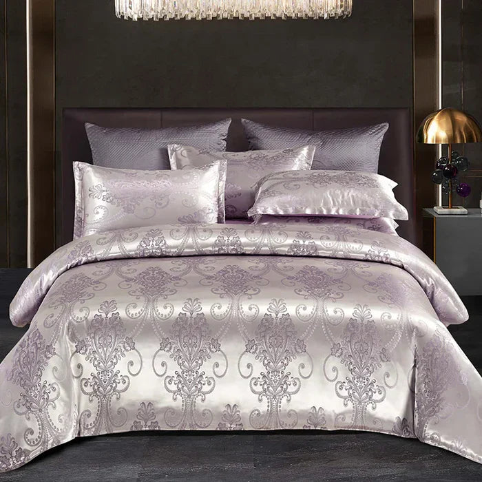 Luxury Satin Duvet Cover Set - RoyalDream-King 220x240cm 1st-1-State of Style