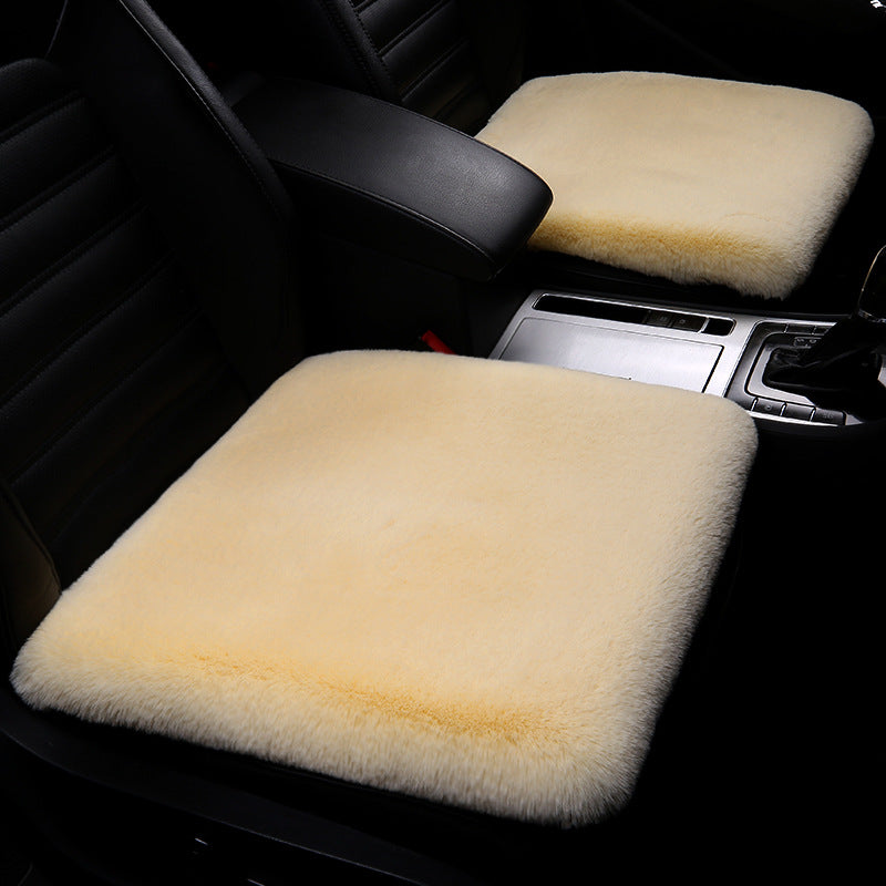 Luxury Sheep Skin Cushion - Lara-Cream-Seat-State of Style