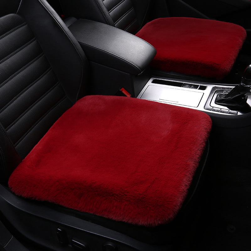 Luxury Sheep Skin Cushion - Lara-Red-Seat-State of Style