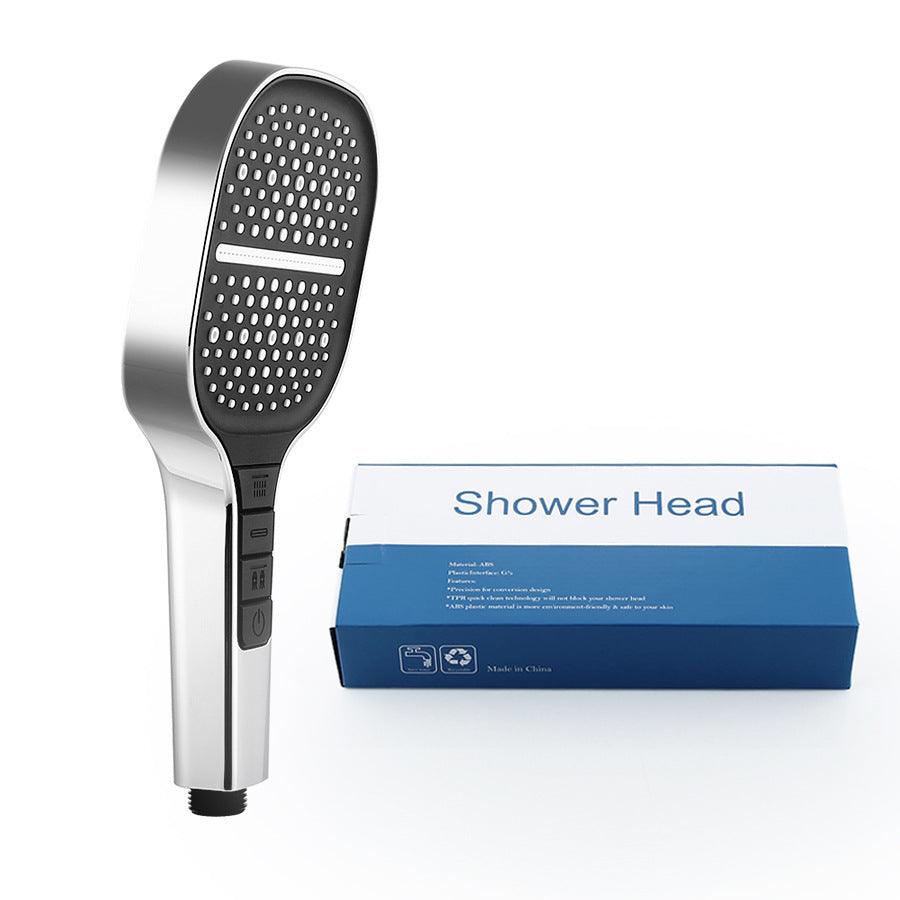 Luxury Shower Head with 7 Settings – HydraLux-Black-State of Style