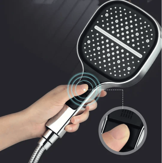 Luxury Shower Head with 7 Settings – HydraLux-Black-State of Style
