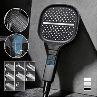 Luxury Shower Head with 7 Settings – HydraLux-Black-State of Style