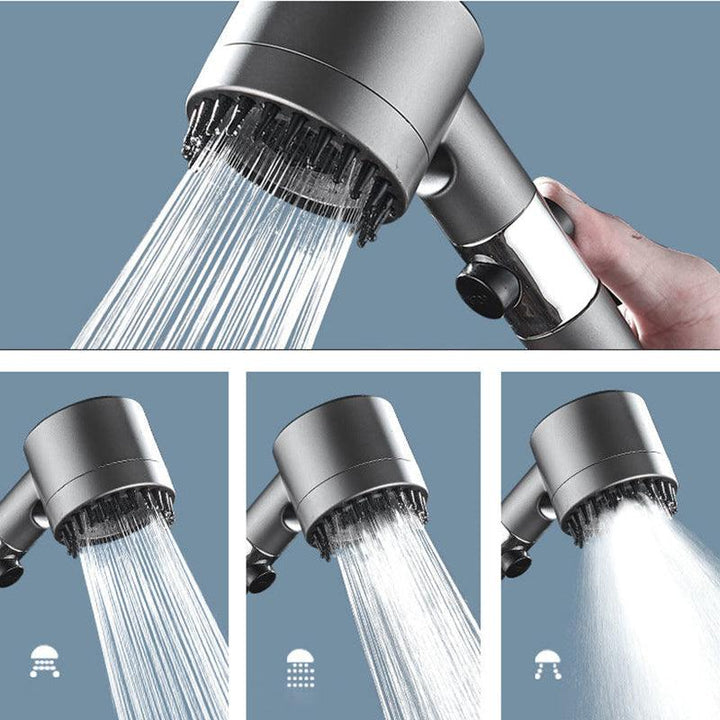 Luxury Shower Head with Jetstream Technology - Aeris-Shower head + 1.5 m hose-1-State of Style