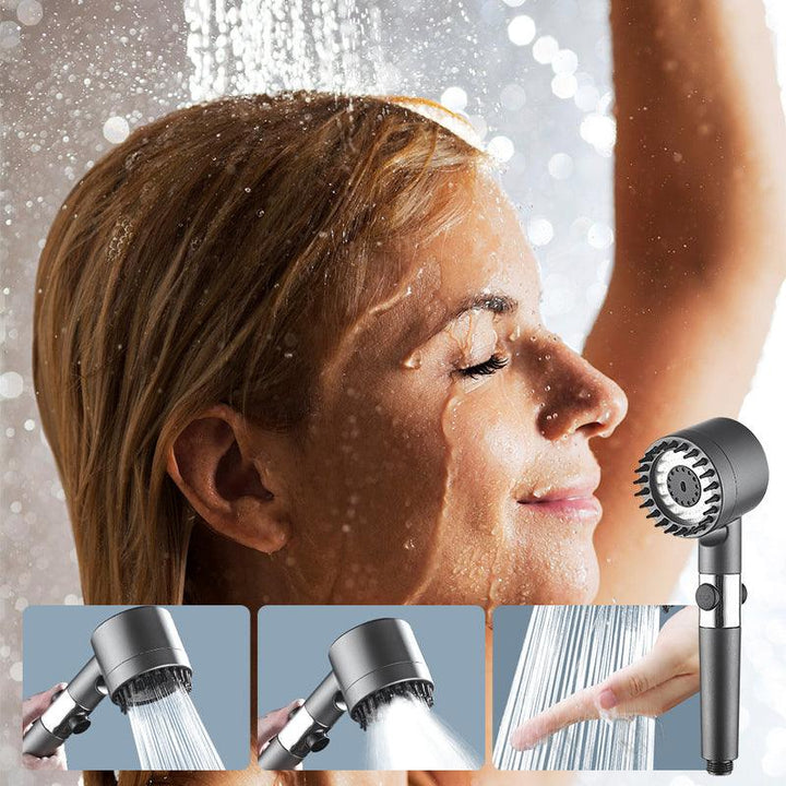 Luxury Shower Head with Jetstream Technology - Aeris-Shower head + 1.5 m hose-1-State of Style