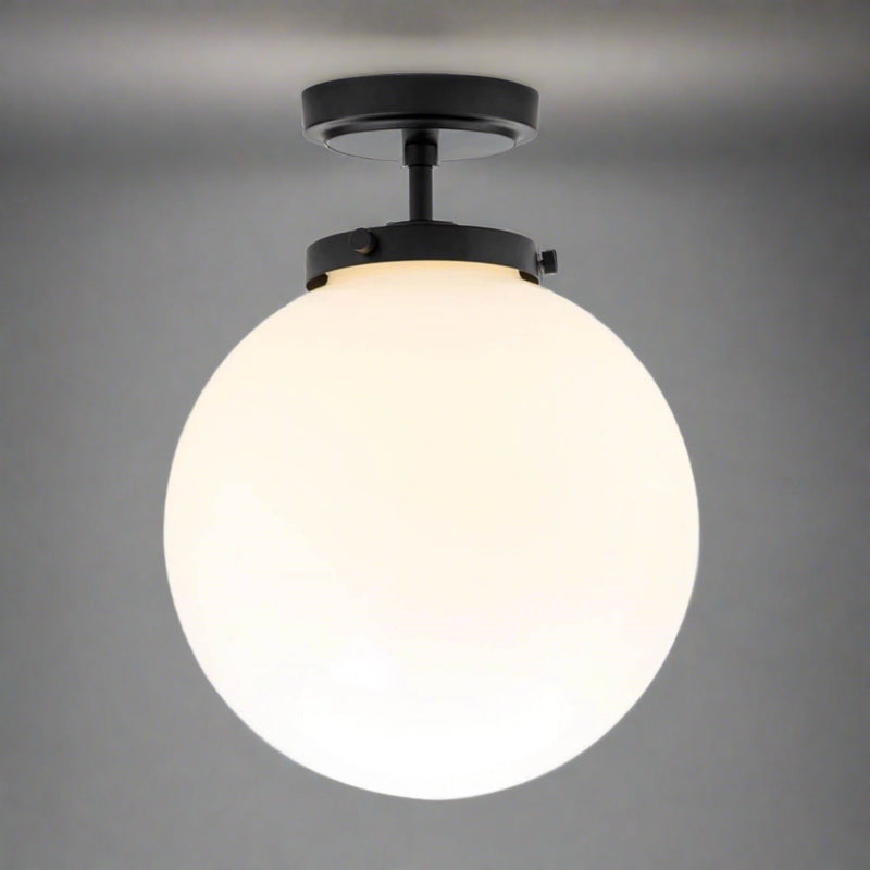 Luxury Spherical Ceiling Lighting - LumiSphere-Black-State of Style