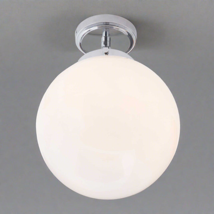 Luxury Spherical Ceiling Lighting - LumiSphere-Silver-State of Style