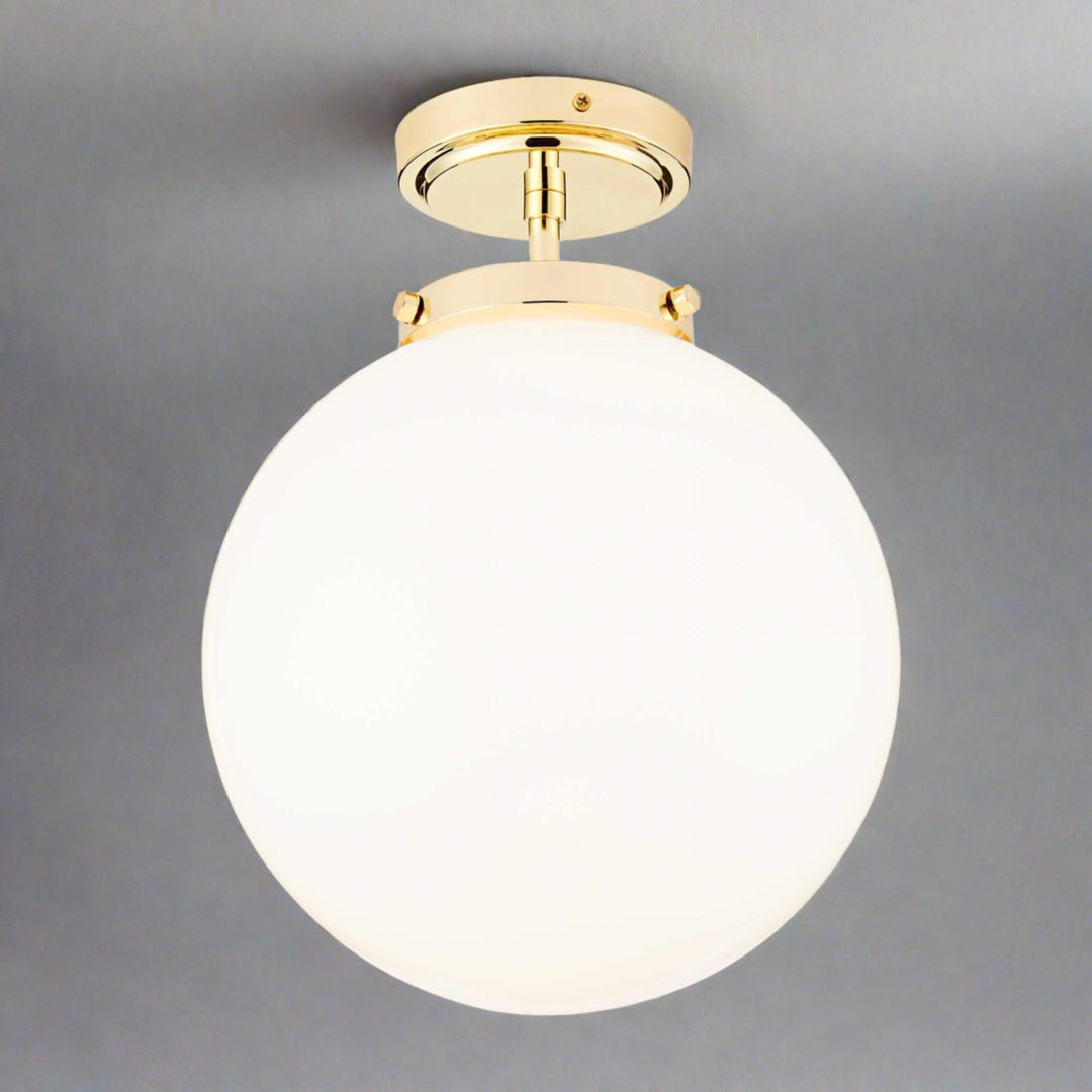 Luxury Spherical Ceiling Lighting - LumiSphere-Silver-State of Style