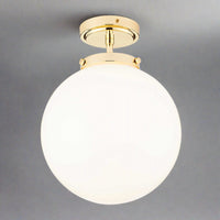 Luxury Spherical Ceiling Lighting - LumiSphere-Silver-State of Style