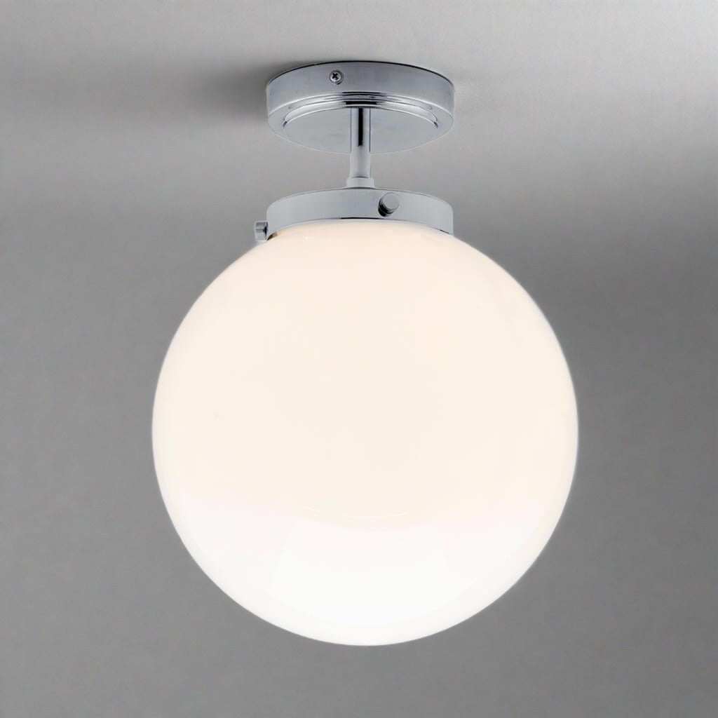 Luxury Spherical Ceiling Lighting - LumiSphere-Silver-State of Style