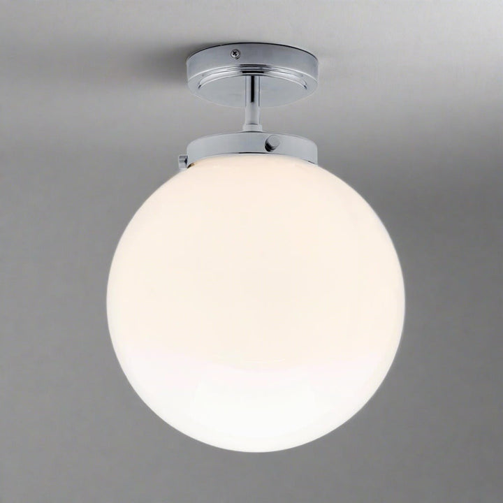 Luxury Spherical Ceiling Lighting - LumiSphere-Silver-State of Style