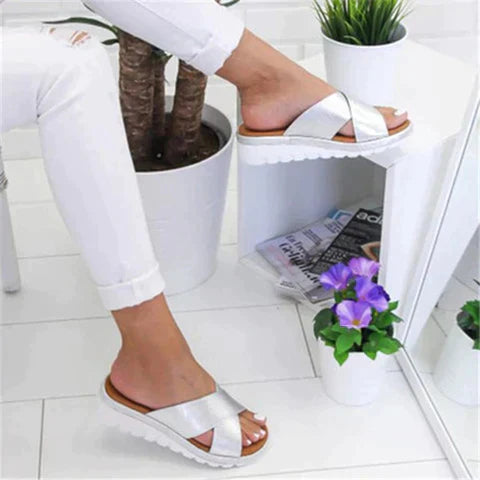 Luxury Stride Ortho-Sandals Ladies - Simone-Gold-3.0-State of Style