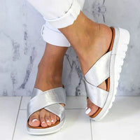 Luxury Stride Ortho-Sandals Ladies - Simone-Silver-3.0-State of Style