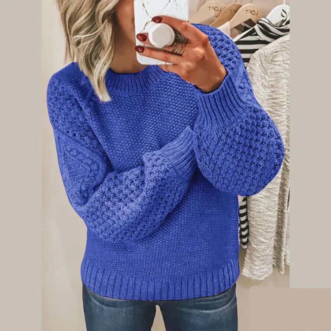 Luxury Stylish Ladies' Sweater - Aria-Blue-S-State of Style