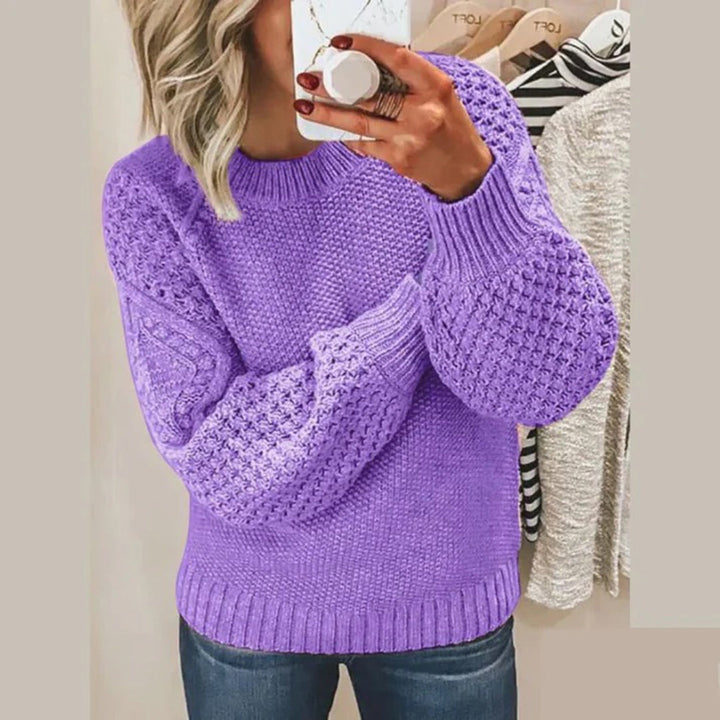 Luxury Stylish Ladies' Sweater - Aria-Purple-S-State of Style