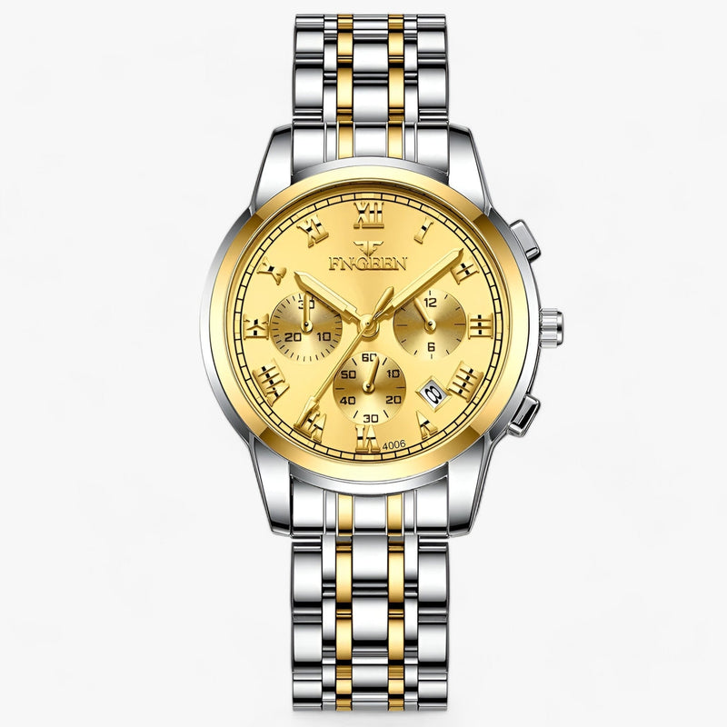 Luxury Titanium Ladies Watch - Clémence-Gold-State of Style