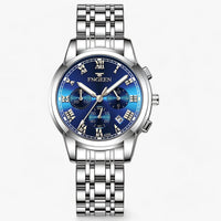 Luxury Titanium Ladies Watch - Clémence-Silver Blue-State of Style