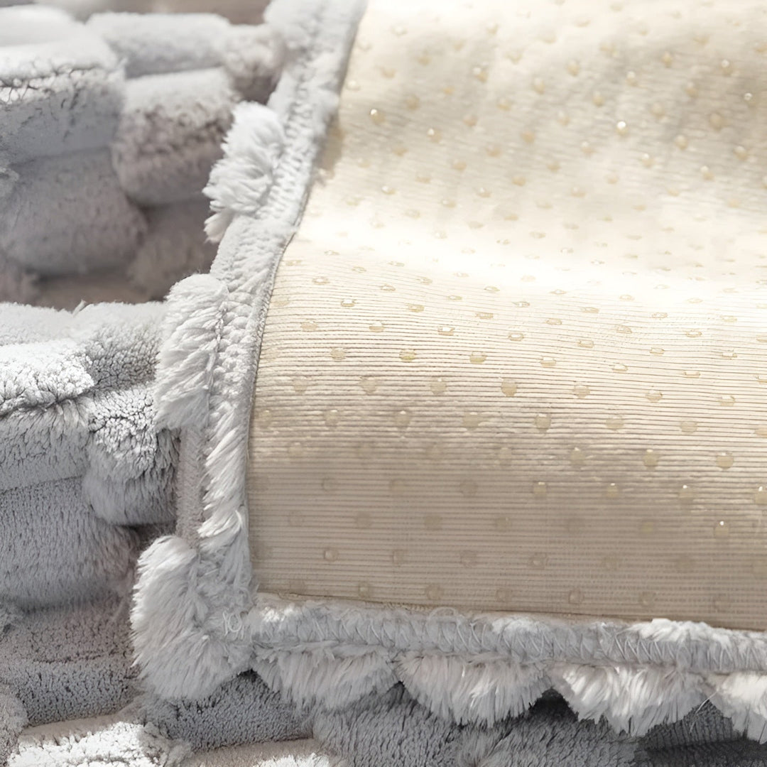 Luxury Velvet Sofa Cover - VeluLuxe-Beige-1 pillow - 90 x 120 cm-State of Style