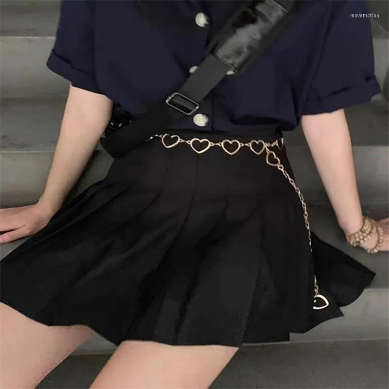 Luxury Waist Chain Belt – Gold & Silver Metal with Crystal Accents-Gold-State of Style