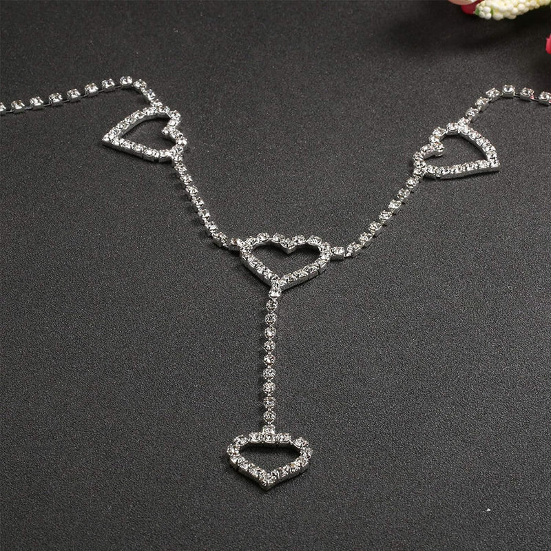 Luxury Waist Chain Belt – Gold & Silver Metal with Crystal Accents-Gold-State of Style