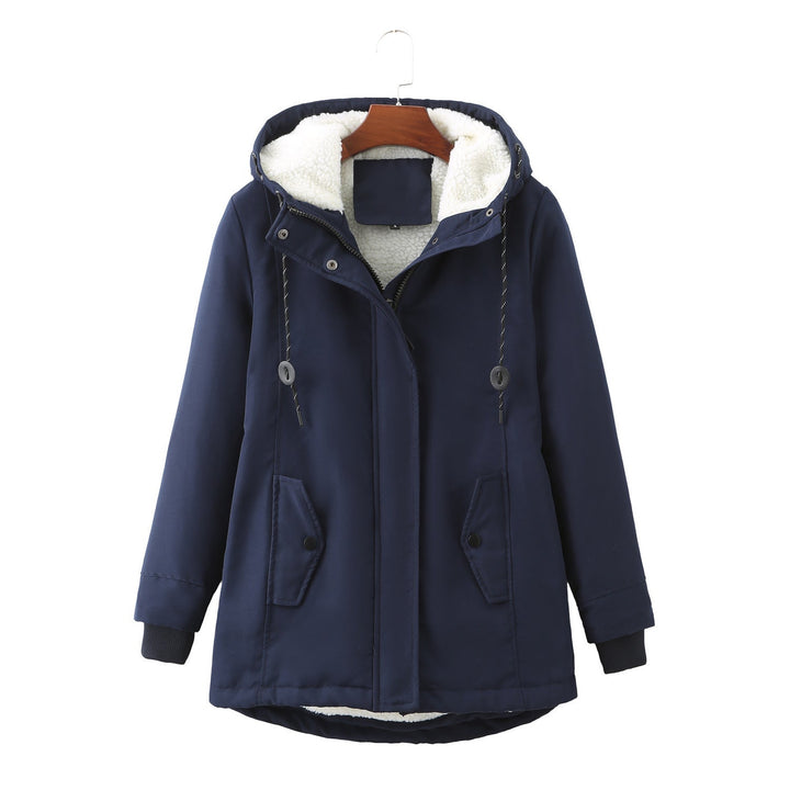 Luxury Winter Coat for Women - Aurora-Olive Green-S-State of Style