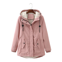 Luxury Winter Coat for Women - Aurora-Olive Green-S-State of Style