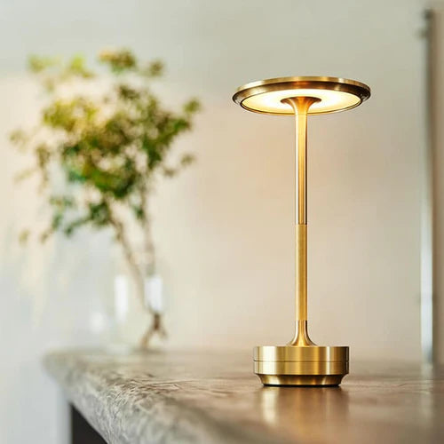 Luxury Wireless LED Table Lamp - Luna Glow-Gold-State of Style
