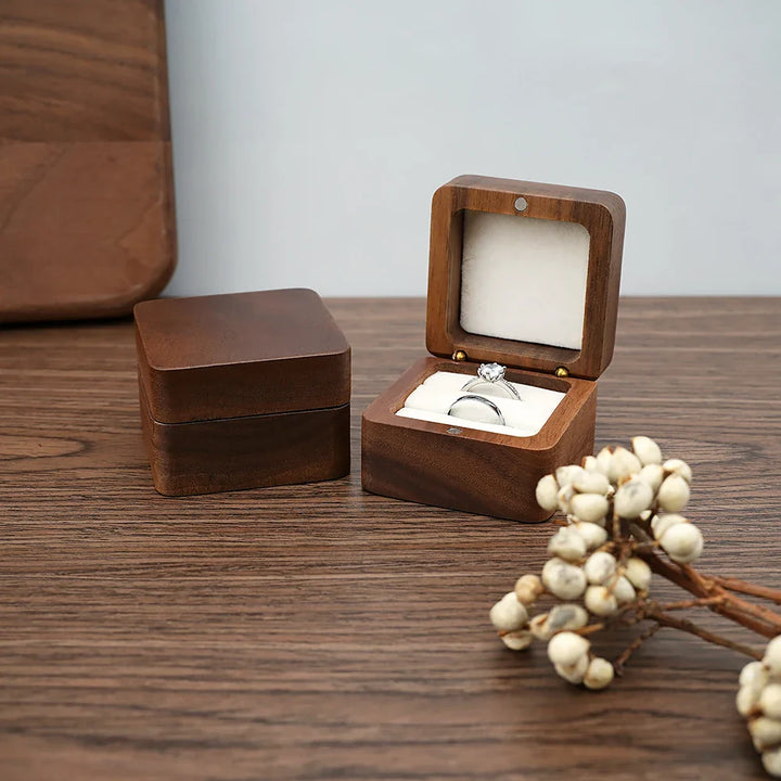 Luxury Wooden Mini Jewellery Box | Elegant Storage-1-BROWN-WOOD-State of Style