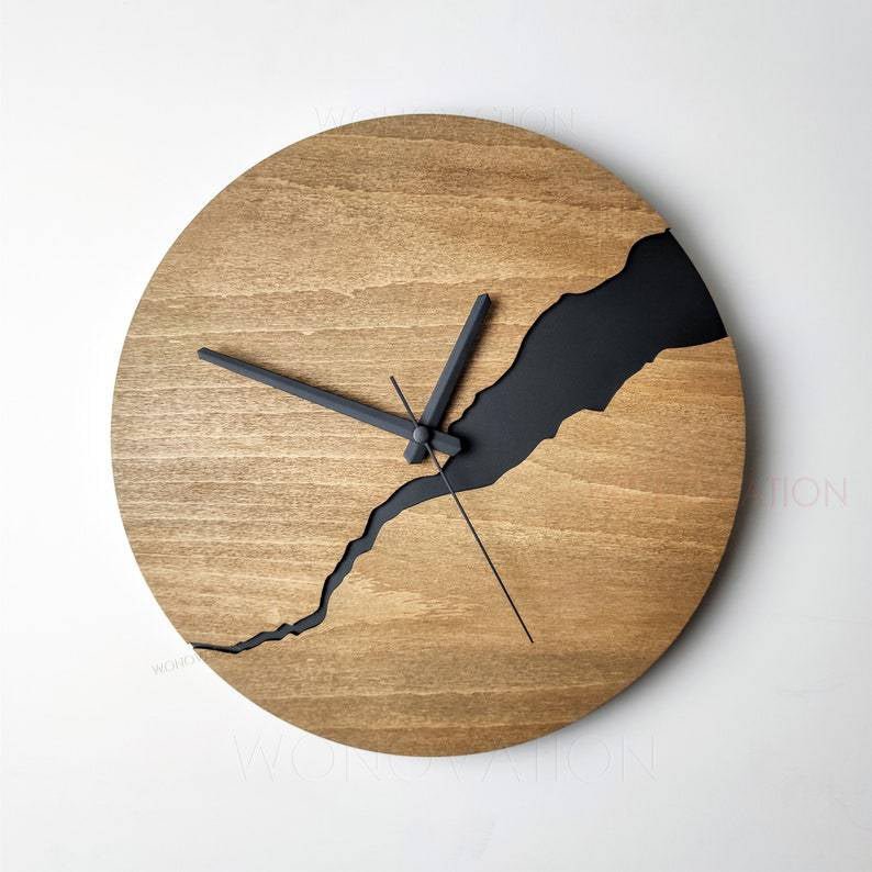 Luxury Wooden Wall Clock – Nuvoro-Space-State of Style