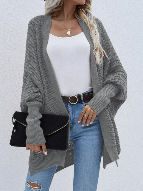 MaartjesVest | Women's Stylish & Warm Vest-Dark Grey Cardigan-S-State of Style