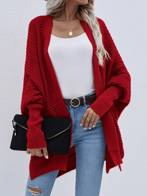 MaartjesVest | Women's Stylish & Warm Vest-Maroon Cardigan-S-State of Style