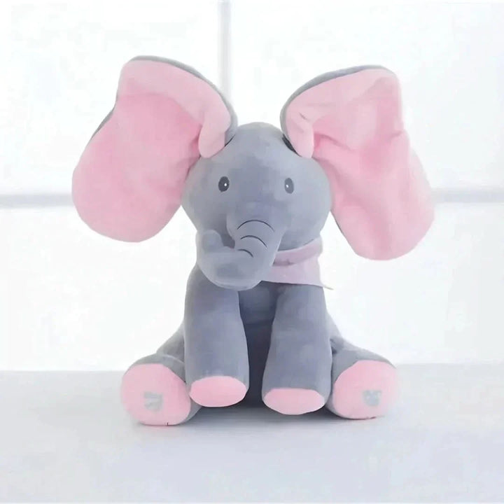 Interactive baby elephant with play and talking functions for toddlers