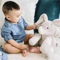 Interactive baby elephant with play and talking functions for toddlers