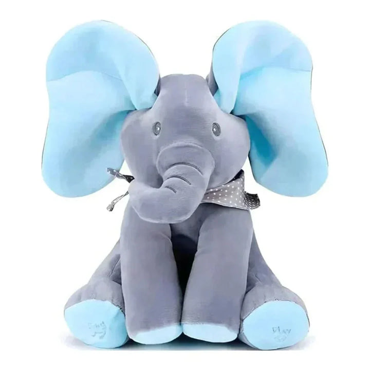 Interactive baby elephant with play and talking functions for toddlers