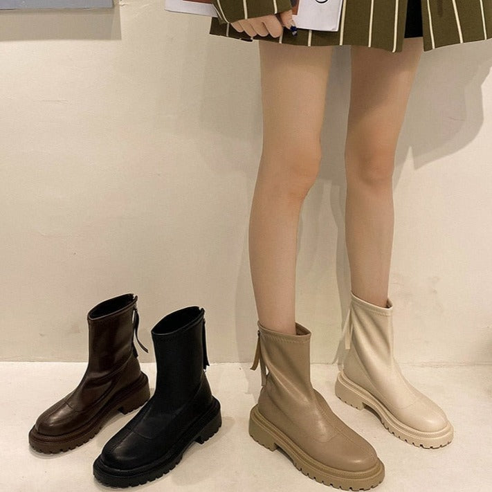 MadeliefBoots | Women's Stylish & Comfortable Boots-Brown-4.5 (foot length 22.5cm)-State of Style