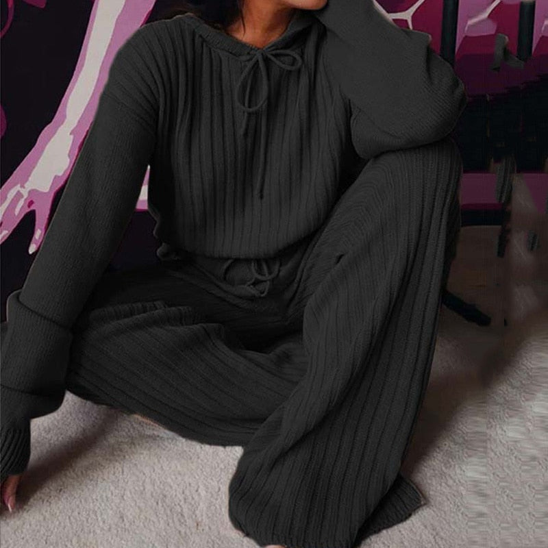MadeliefsPakje | Women's Cosy Lounge Set-Mocha-S-State of Style