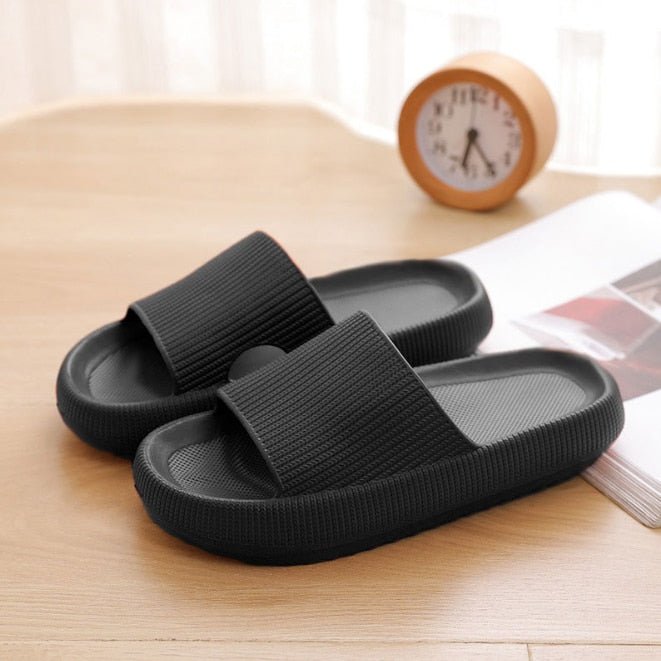 MadleliensSlippers | Women's Vibrant Indoor Slippers-Black-3.5-4.5-State of Style