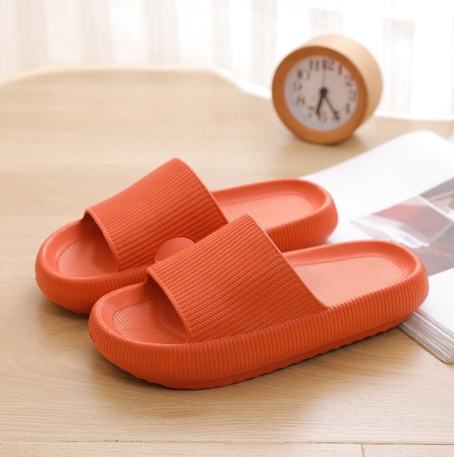 MadleliensSlippers | Women's Vibrant Indoor Slippers-Orange-3.5-4.5-State of Style