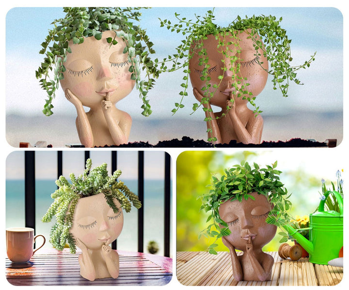 Magical Goddess Planter - MythicBloom-Light Brown-State of Style