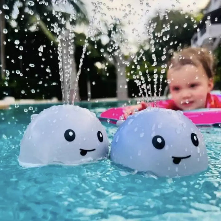Magical Whale for Bath Fun - SplashWhale-Grey-State of Style