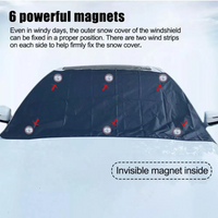 Magnetic All-Weather Windscreen Cover – FrostGuardia-Magnet + Ear Cups + Reflective Strips-State of Style