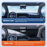 Magnetic All-Weather Windscreen Cover – FrostGuardia-Magnet + Ear Cups + Reflective Strips-State of Style