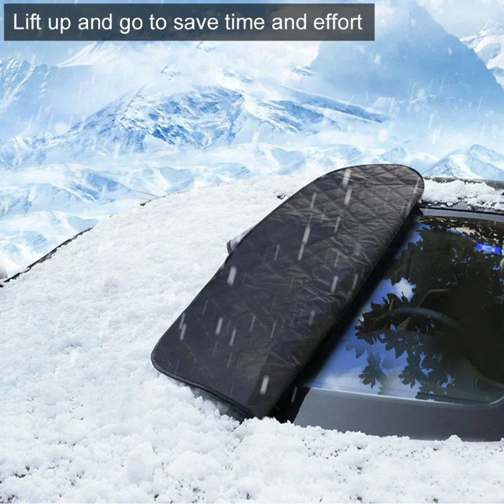 Magnetic All-Weather Windscreen Cover – FrostGuardia-Magnet + Ear Cups + Reflective Strips-State of Style