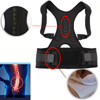 Magnetic Back Brace - PosturePro-Black-S (59.99–75.01 cm)-State of Style