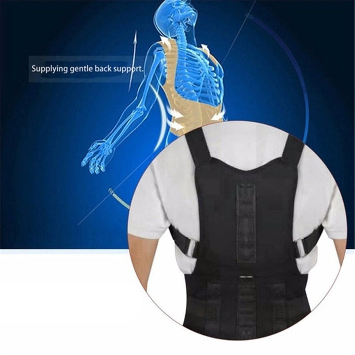 Magnetic Back Corrector - BackAligner-Black-S (60–75 cm)-State of Style