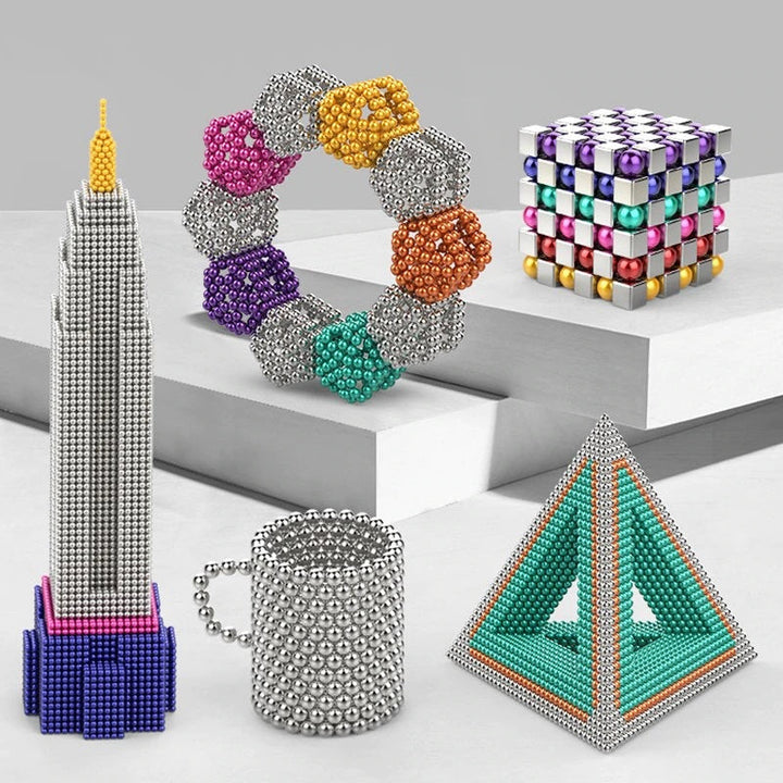Magnetic Ball Construction Set - MagnaBalls Creation Set-1 Set - 216 Magnetic Balls-State of Style
