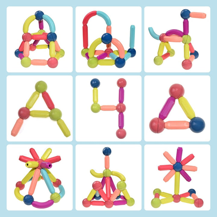 Magnetic Building Blocks - MagnaMaster-144 pieces-State of Style