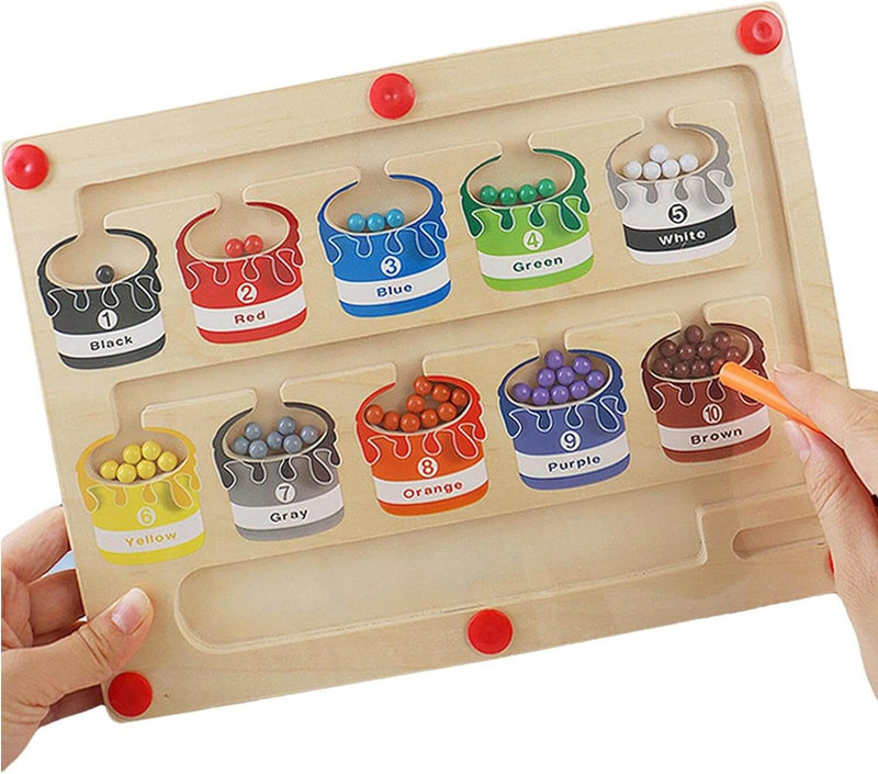 Magnetic Counting and Colour Labyrinth – ColorMaze-State of Style