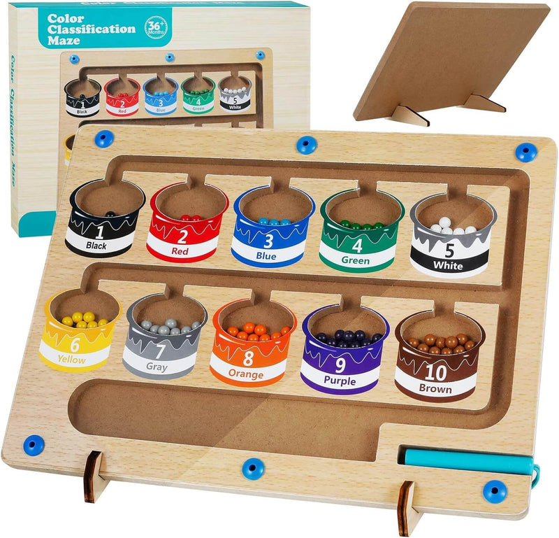 Magnetic Counting and Colour Labyrinth – ColorMaze-State of Style